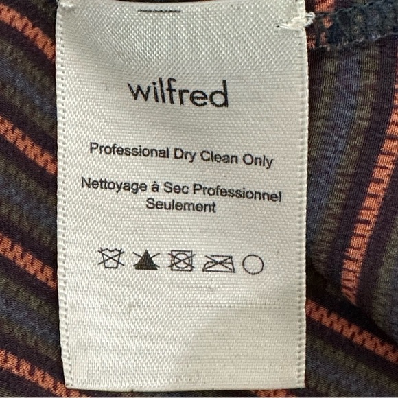 Aritzia Wilfred Silk Camisole Top Stripe - Picture 4 of 5